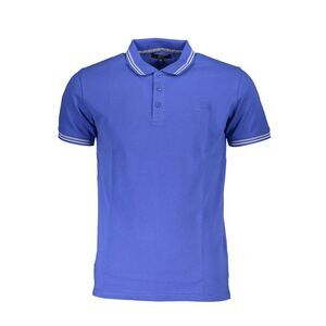 Cavalli Class Blu Cotton Men Men's Polo